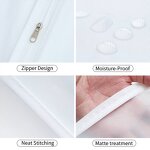 PEVA Garment Bag Manufacturer - Hot Dustcover for Closet Clothes Storage Transparent Dustproof Suit for Garment Storage