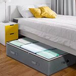 Underbed Clothing Storage Boxes Manufacturer - Large Foldable Cute Design Zippered Organizer High Thick Breathable Compression Bags