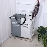 Oxford Fabric Laundry Hamper Manufacturer - Single-Tier Foldable Clothing Basket Lid Modern Household Cleaning Tools for Dirty Clothes
