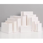 Cardboard Shopping Bags Manufacturer - YC Wholesale Customizable Logo Luxury Beautiful Craft Gift Paper with Ribbon Handles Recyclable