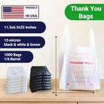 Plastic T Shirt Bags Manufacturer - Manufacturer's Customization Heavy Duty Vest Handle Colorful Shopping Packaging Thank You T-shirt