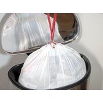 Recycle Plastic Trash Bag Manufacturer - YC Personnalisee Customized Logo LDPE HDPE 13 Gallon Tail Kitchen Drawstring Garbage Bags
