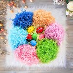 Raffia Shredded Paper Manufacturer - YC High Quality Decorative Box Filling Colorful Crinkle Cut Chocolate Gift Packaging