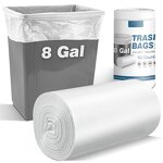 Trash Bag Manufacturer - YC Best Selling Customized LOGO Heavy Duty Household Plastic Garbage 4 Gallon for Kitchen