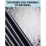 Refuse Sacks Manufacturer - YC Strong Large Thick LDPE HDPE Black Garbage Bag Customized Plastic Packing Trash Bags