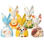 Plastic Food Pouch Manufacturer - YC 50 Pcs/Pack Small Animals Shaped Packing Rabbit Ears Sweets Party Decoration Candy Packaging