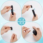 PP Airless Pump Bottle Manufacturer - YC Convenient Traveling Pocket Size Plastic Vacuum Lotion Pump for Skincare Cream