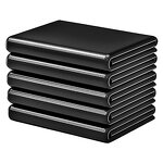 Rubbish Trash Bag Manufacturer - YC Customized Plastic 55-60 Gallon Heavy Duty Large Black Flat Hotel Large Commercial Garbage