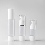 Airless Pump Bottle Manufacturer - YC Factory Custom Print Spray Pump Head 15-50ml Cosmetic Packaging Airless