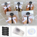 Cellophane Bags Manufacturer - YC Transparent Plastic With Hand Made Stickers for Cookie Cake Wrapping Bread Packaging Stand up