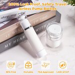 Airless Toothpaste Bottle Manufacturer - YC Wholesale Empty Refillable Plastic Pump Jar Skincare Cosmetics Packaging Airless
