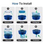 Smell Proof Garbage Bags Manufacturer - YC Degradable Plastic Bucket Trash Waste Replacement Compatible Baby Diaper Refill