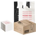 Plastic T Shirt Bags Manufacturer - Manufacturer's Customization Heavy Duty Vest Handle Colorful Shopping Packaging Thank You T-shirt