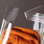 Transparent Plastic Self-Adhesive Bags Manufacturer - YC Large Storage Customized Clear Cellophane Clear Polybag Opp for Candy