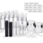 PP Airless Pump Bottle Manufacturer - YC Convenient Traveling Pocket Size Plastic Vacuum Lotion Pump for Skincare Cream