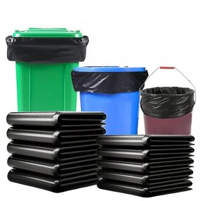 Industry Garbage Bag Manufacturer - YC Wholesale Customized Biodegradable Eco Friendly Plastic Heavy Duty Large Black