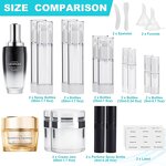 Cosmetic Packaging Bottle Manufacturer - YC Wholesale Empty Lotion Serum 15-100ml Shinning Matte Silver Airless Pump Spray