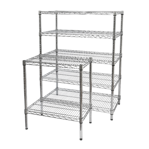 SMT ESD PCB Storage Shelving Rack Manufacturer - Hot Sell Carbon Steel SMD Reel Trolley Cart