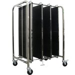 ESD Hand Trolley Manufacturer - Adjustable Anti-Static PCB Turnover Carts Material Storage Rack Plastic