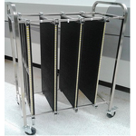 ESD Hand Trolley Manufacturer - Adjustable Anti-Static PCB Turnover Carts Material Storage Rack Plastic