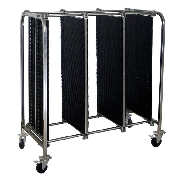 ESD PCB Storage Trolley Manufacturer - SMT Magazine Rack Cart for Circuit Circulation