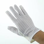 ESD Gloves Manufacturer - Polyurethane Antistatic Carbon Fiber Conductive Polyester Stripes for Hand Arm