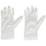 ESD Gloves Manufacturer - Polyurethane Antistatic Carbon Fiber Conductive Polyester Stripes for Hand Arm
