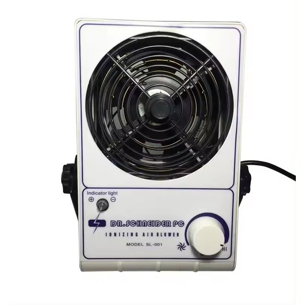 ESD Ionizing Air Blower Manufacturer - Schneider Model SL-001 Industrial AC Desktop Supplier