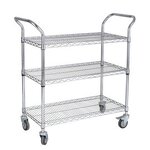 SMT ESD PCB Storage Shelving Rack Manufacturer - Hot Sell Carbon Steel SMD Reel Trolley Cart