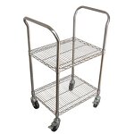 SMT ESD PCB Storage Shelving Rack Manufacturer - Hot Sell Carbon Steel SMD Reel Trolley Cart