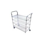 ESD Storage Trolley Manufacturer - Anti-Static Stainless Steel with 4 Wheels Plastic for PCB/SMT