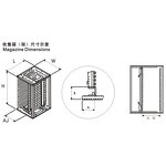 ESD PCB Material Holder Manufacturer - 355x320x563mm Anti-static for SMT and PCB