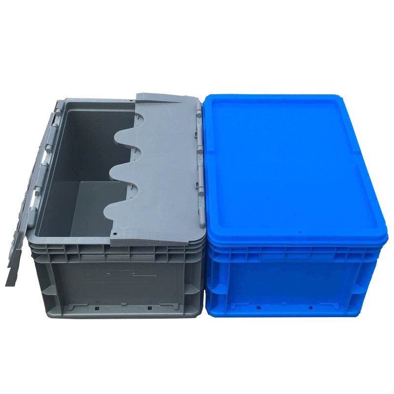Foldable Plastic Crate Manufacturer - Large with Stackable Turnover Box and Lid Industrial Moving