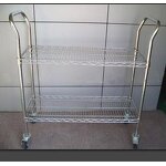 ESD Storage Trolley Manufacturer - Anti-Static Stainless Steel with 4 Wheels Plastic for PCB/SMT