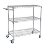 ESD Storage Trolley Manufacturer - Anti-Static Stainless Steel with 4 Wheels Plastic for PCB/SMT