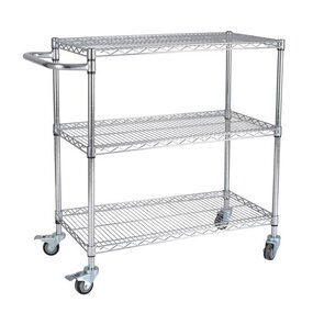 ESD Storage Trolley Manufacturer - Anti-Static Stainless Steel with 4 Wheels Plastic for PCB/SMT