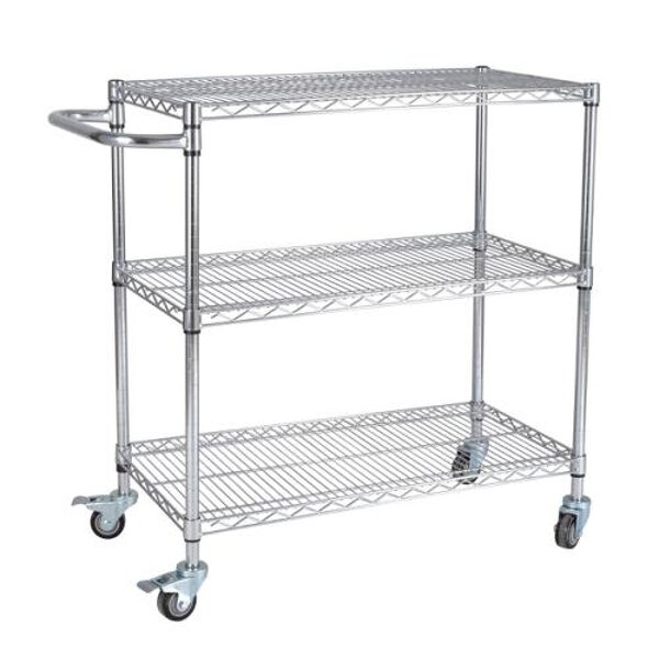 ESD Storage Trolley Manufacturer - Anti-Static Stainless Steel with 4 Wheels Plastic for PCB/SMT