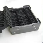 Antistatic Storage Bins Manufacturer - Black Conductive PP Corrugated Folding Hollow Board for ESD Fruits