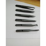Anti-Static Plastic Tweezers Manufacturer - HYSTIC Black Industrial Laboratory Safety Furniture