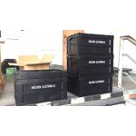 ESD Plastic Storage Box Manufacturer - Heavy Duty Foldable with Attached Lids Turnover Crate Custom Cutting