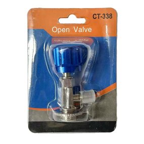 Refrigerant Can Tap Dispensing Valve Manufacturer - M12 1/4 for R12 R22 R600a Gas Bottle