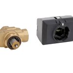 Motorized Three Way Ball Valve Manufacturer - Brass DN20 G3/4 for Fan Coil Water Control