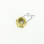 Brass Short Flare Nut Manufacturer - 1 Inch Forged for Refrigeration