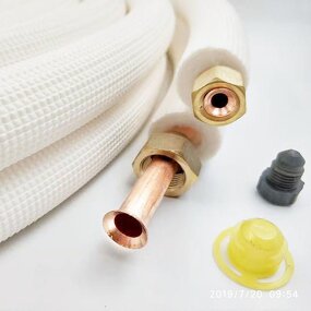 Air Condition Insulation Pipe Kit Manufacturer - 3m to 50 Meter with Accessories