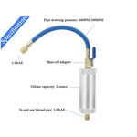 HVAC AC Dye Kit Manufacturer - with 1/4 SAE Connector for R134a R12 R22 Refrigerant System