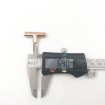 Copper Equal Tee Manufacturer - Small 1/4 Three Way for Refrigeration Pipe Fitting