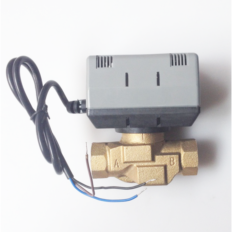 Motorized Two Port Valve Manufacturer - DN25 3/4 Model VC 6013 Brass Modulating 220V