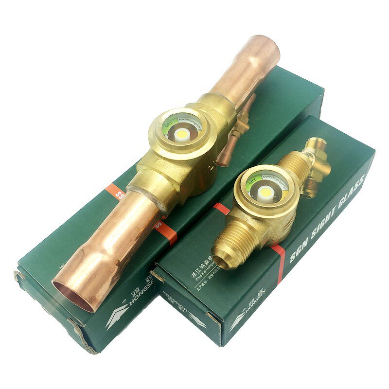 Sight Glass Manufacturer - HVAC Air Condition Hongsen SG Moisture Indicator All Brass OD 3/4