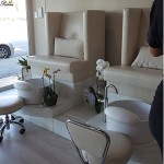 Pedicure Sofa Chair Manufacturer - 2025 New Arrival Whirlpool Wooden Foot Spa Chair Wholesale