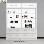 Glass Display Case Factory - Nail Salon Furniture Beauty Spa with Storage Case